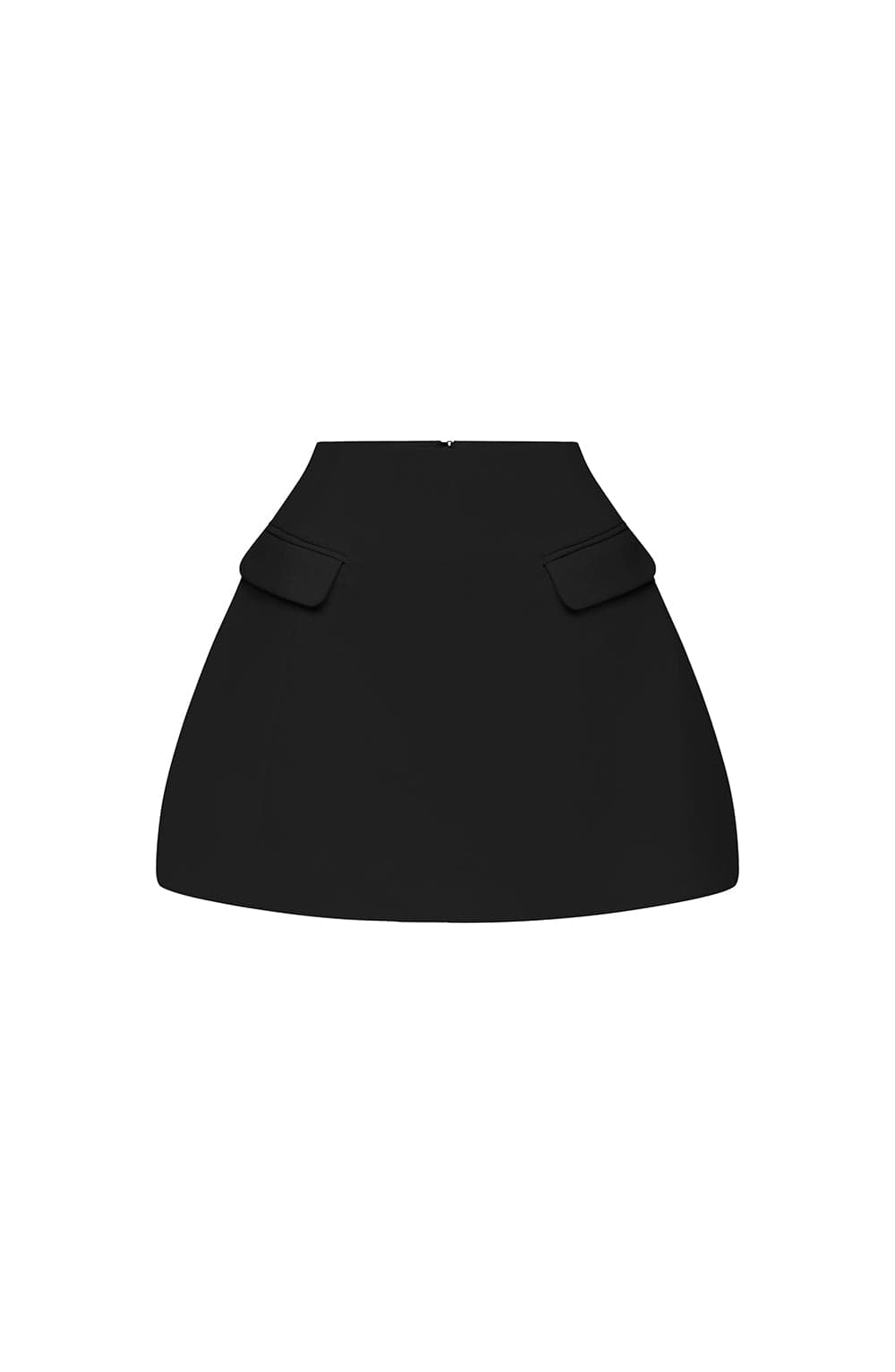 Black Bubble Skirt with Built-in Shorts - Grace Skort