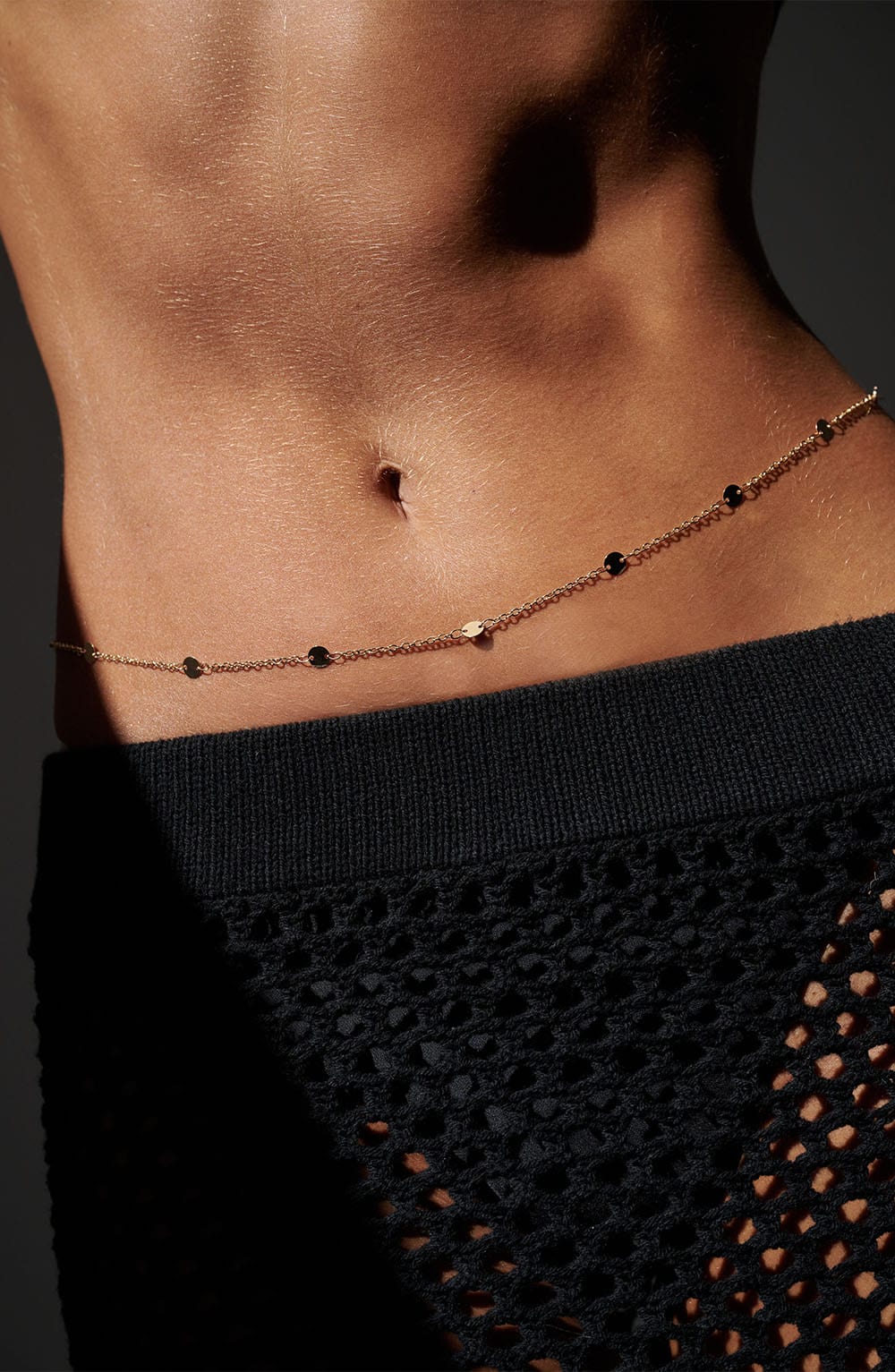 Gold Arya Belly Chain for Women - Waist Jewelry for Swimwear & Dresses
